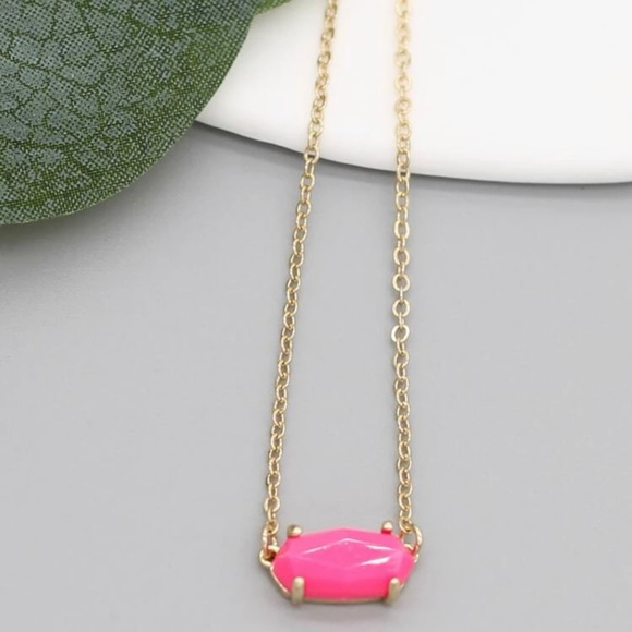 Accessories - Hot Pink Fashion Necklace